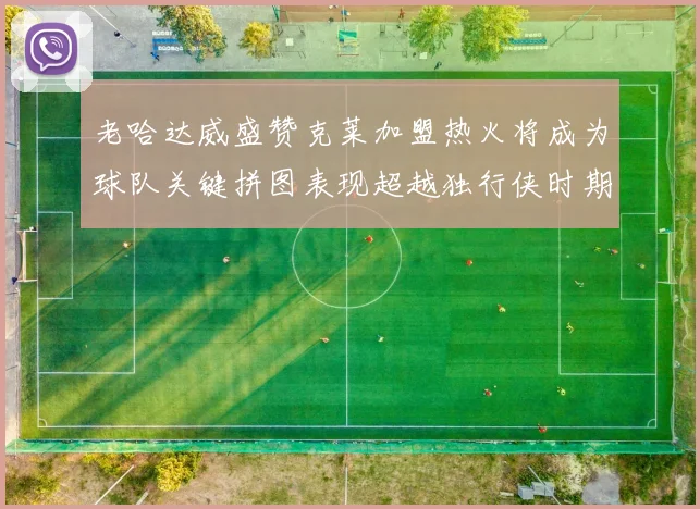 老哈达威盛赞克莱加盟热火将成为球队关键拼图表现超越独行侠时期